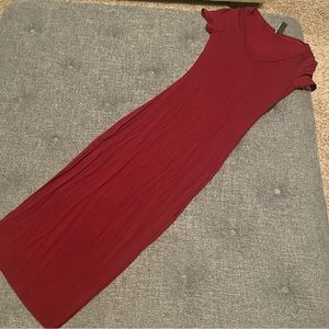 Windsor T-Shirt Midi Dress with Side Slits